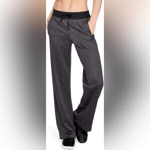 Under Armour Women’s Wide Leg Black Athletic Pants Size M